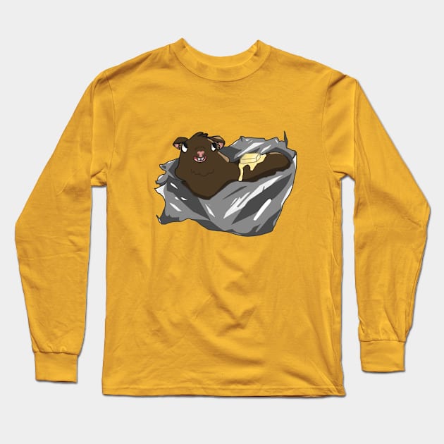 Guinea Pig Baked Potato Long Sleeve T-Shirt by sydwazhere